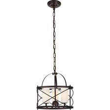 Chandelier Copper Brown Farmhouse Glass Shades Pendant Dining Room Kitchen Light