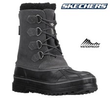 Mens Skechers Snow Winter Waterproof Mucker Wellington Warm Thinsulate Boots Sz