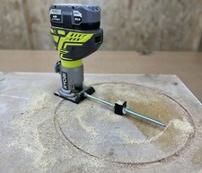 Circle jig for ryobi r18tr - circle,