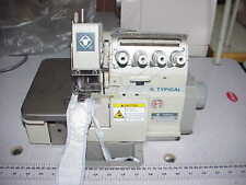 TYPICAL INDUSTRIAL 4 THREAD TWIN NEEDLE OVERLOCKER SEWING MACHINE 