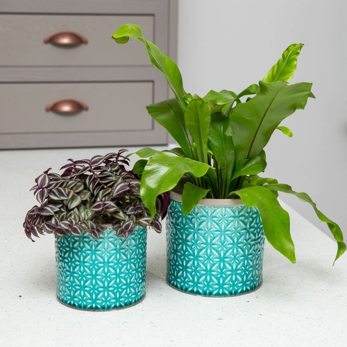 Turquoise grey moroccan - turquoise, or