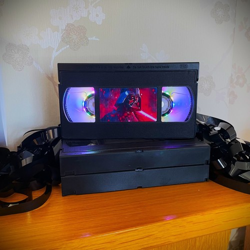 Retro vhs lamp darth vader - darth,