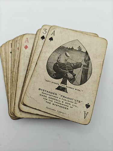 Playing cards ww1 - cards,