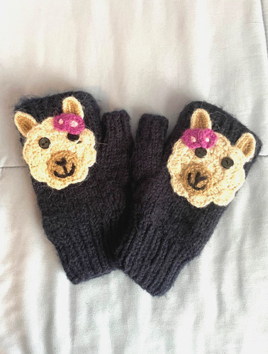 Hand knit alpaca - knit,