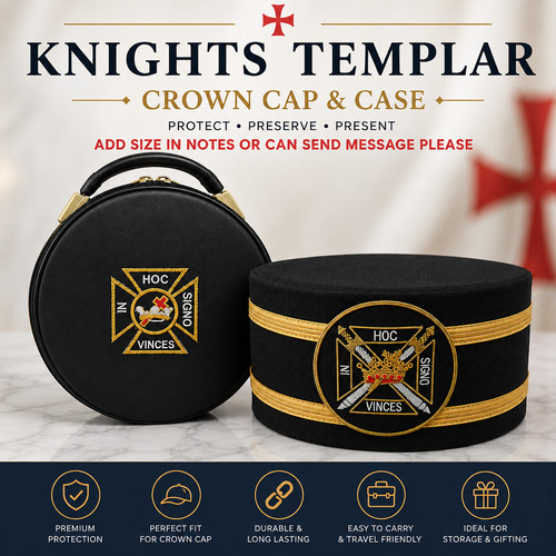Knights templar crown cap - crown, &