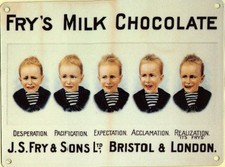 Fry's Milk Chocolate, 30x40cm