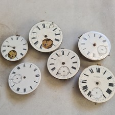 Six Antique gents movements