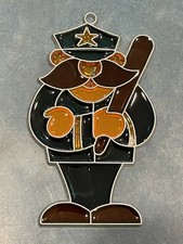 Police Officer Stained Glass