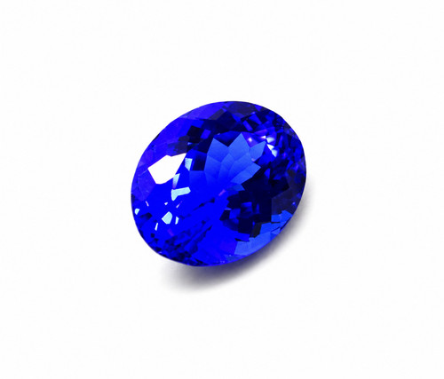 Royal blue sapphire - royal, oval