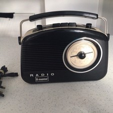 Steepletone Brighton Analogue Radio FM MW LW Retro Style Working Good Condition