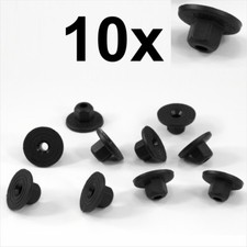 10x Plastic Nut trim clips under engine cover wheel arch Fits Audi VW Skoda BMW
