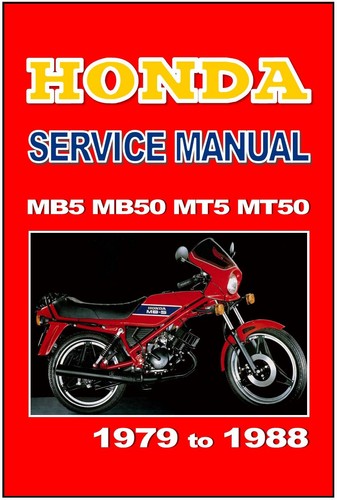 Honda workshop manual mb50 - manual,