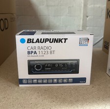 Blaupunkt Car Stereo Mechless Bluetooth USB Aux In MP3 Single Din BPA-1123BT