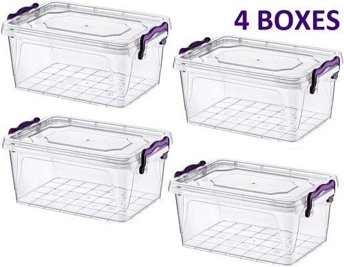 Clear plastic storage - plastic,
