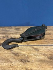 Vintage Pulley Wheel and Hook