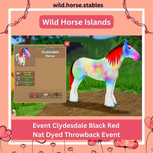 Wild horse islands throwback - wild,