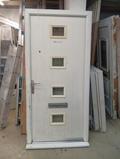 External composite upcv door - external,
