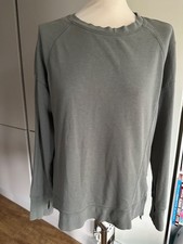 SWEATY BETTY AFTER CLASS CROPPED SWEATSHIRT YOGA TOP WILLOW GREEN S THUMBHOLES