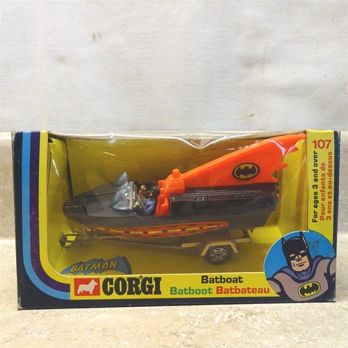 Vintage corgi batboat - vintage, box
