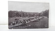Bournemouth Gardens Edwardian Promenade Scene Early Postcard 1900s