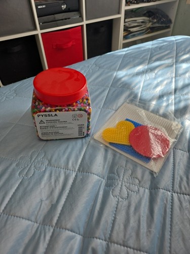 Ikea pyssla beads tub - beads, 600g