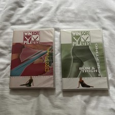 WINSOR PILATES - power sculpting  bun and thigh SEALED/NEW - DVD x 2 