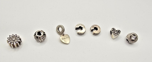 Pandora charms lot sterling - 7,