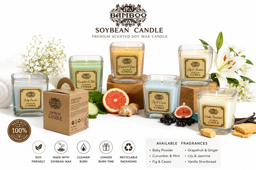 Soy wax candle 150g - soy, scented