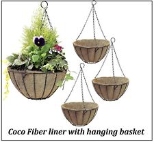 Natural Coco Fiber liners with