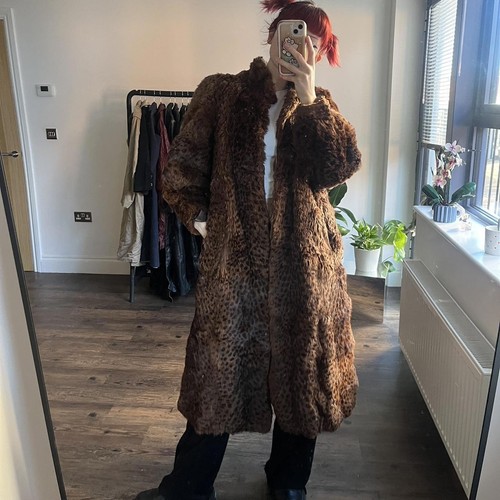 Vintage real fur coat - ,