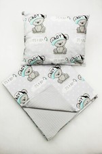 2 pc blanket set for cradle