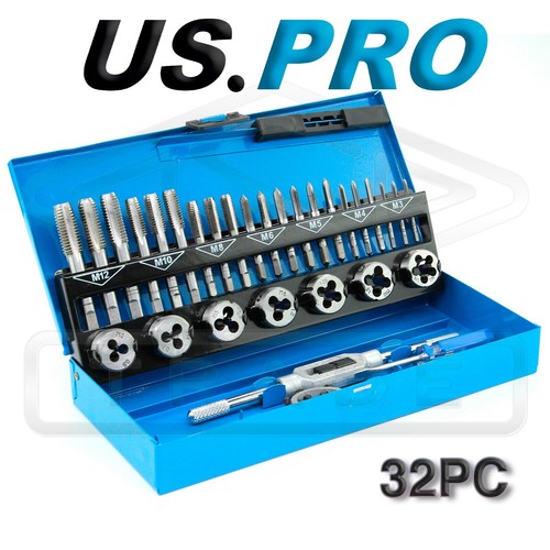 32pc metric tap die set - tap,