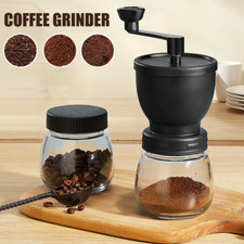 Manual Coffee Bean Grinder Hand Mill Adjustable Ceramic Burr Spice Grinders Hand