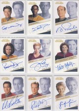 2012 Quotable Star Trek Voyager Auto Autograph Card Selection