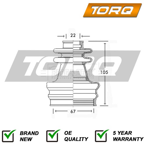 Joint boot set front inner - set,
