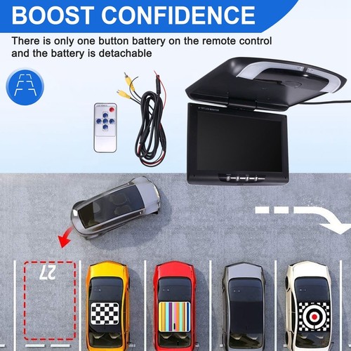 Car roof monitor lcd - lcd, flip
