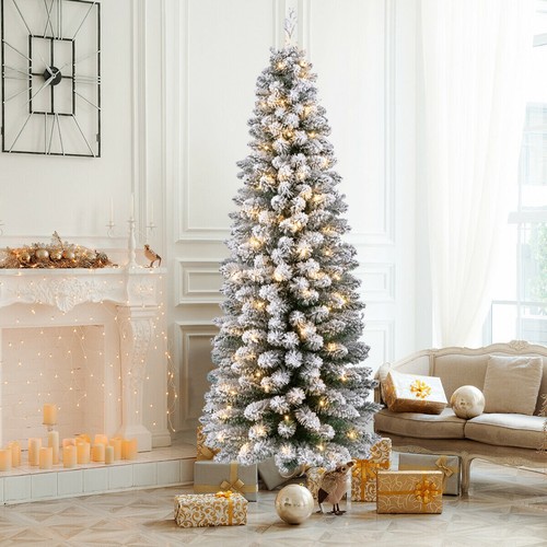 7ft hinged snow flocked - 4/5/6/7ft,