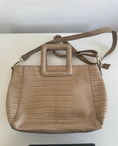 Croc effect shoulder bag - effect,