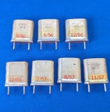 Lot Of 7 McCoy Radio Crystal