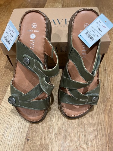 Pavers sandals khaki green - pavers,