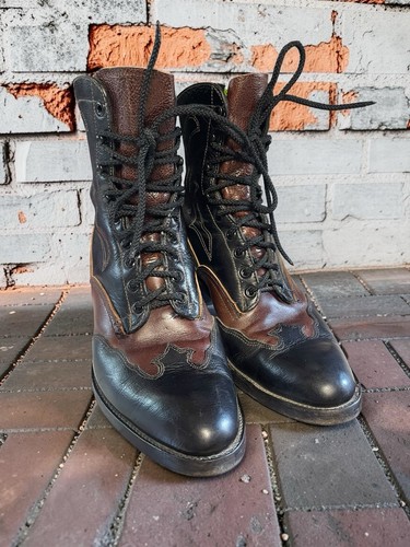 Vintage laceup granny - vintage,