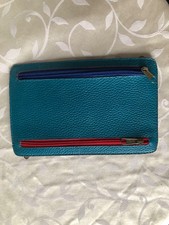 Italian Leather Multi-Zip Coin