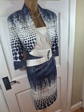 Zeila Donna Ivory & Navy Blue