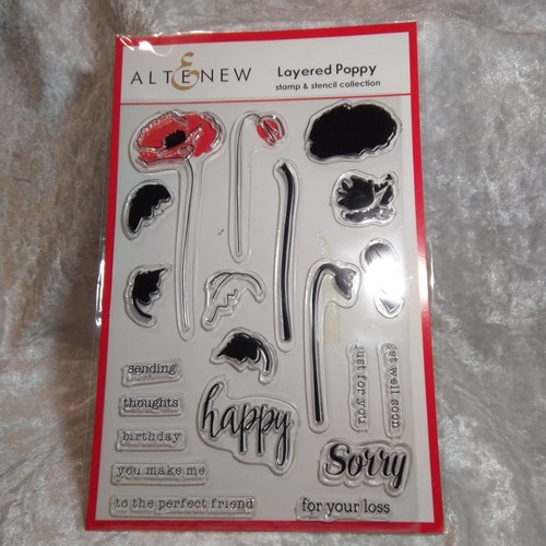 Altenew layered poppy - altenew, stamp