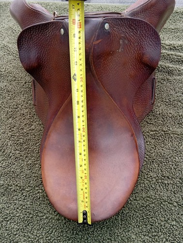 Falcon leather saddle - made, in