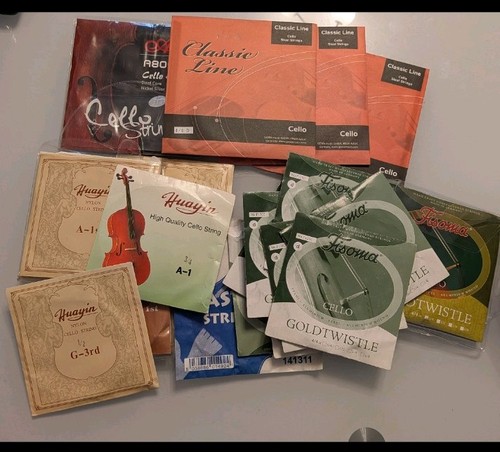 Assorted cello strings - cello, bundle