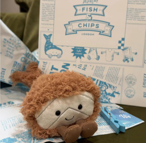 Jellycat fish chips lily - fish, &