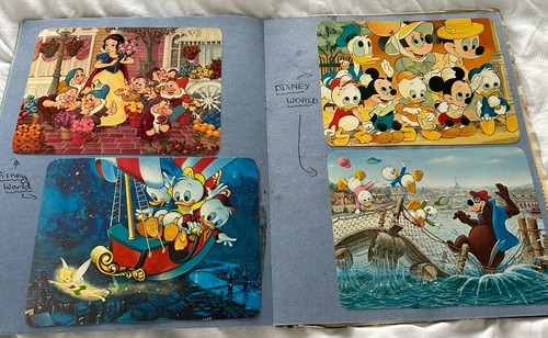 Vintage scrap book post - vintage, cards