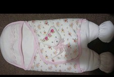 Baby Swaddle Wrap Newborn Bedding Blanket, 100% Cotton, Pink Nd Multi