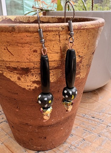 Modern vintage earrings made - modern,